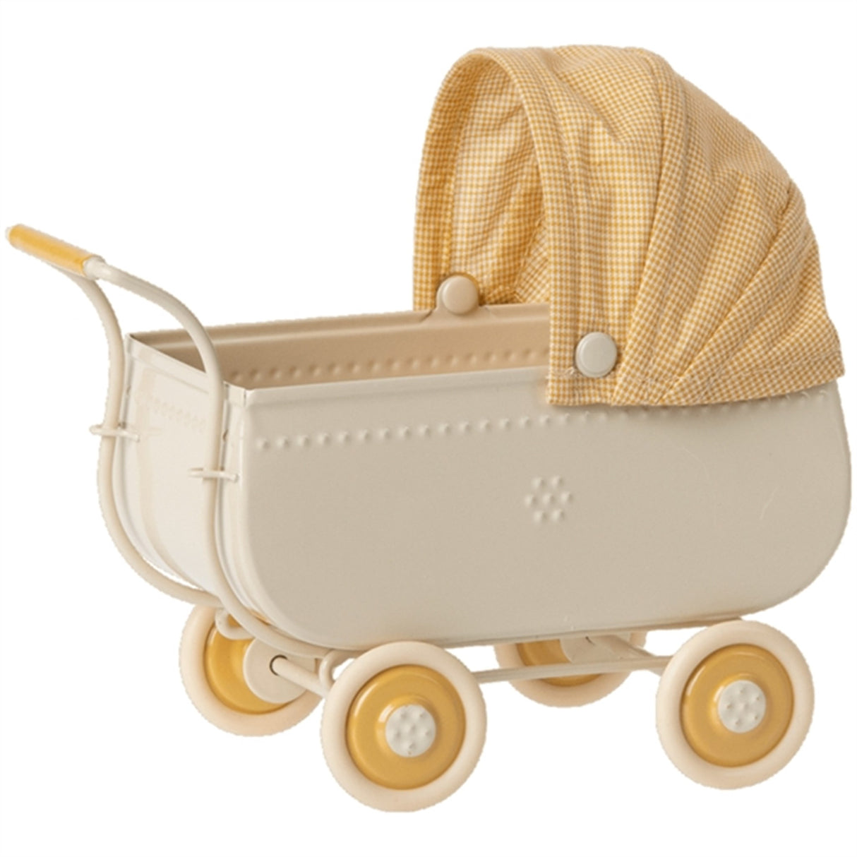 Maileg Micro Pram Yellow