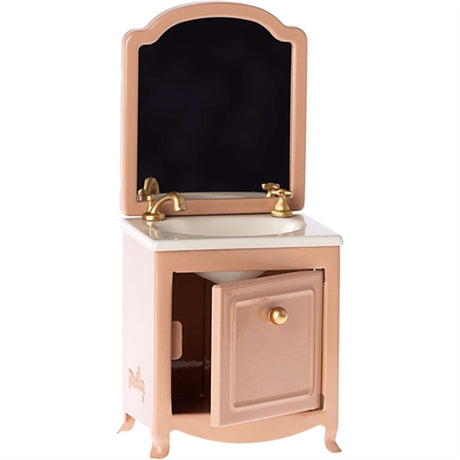 Maileg Sink Dresser w. Mirror Dark Powder