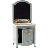 Maileg Sink Dresser w. Mirror Dark Mint