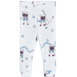 Mini Rodini Light blue Siamese Aop Leggings