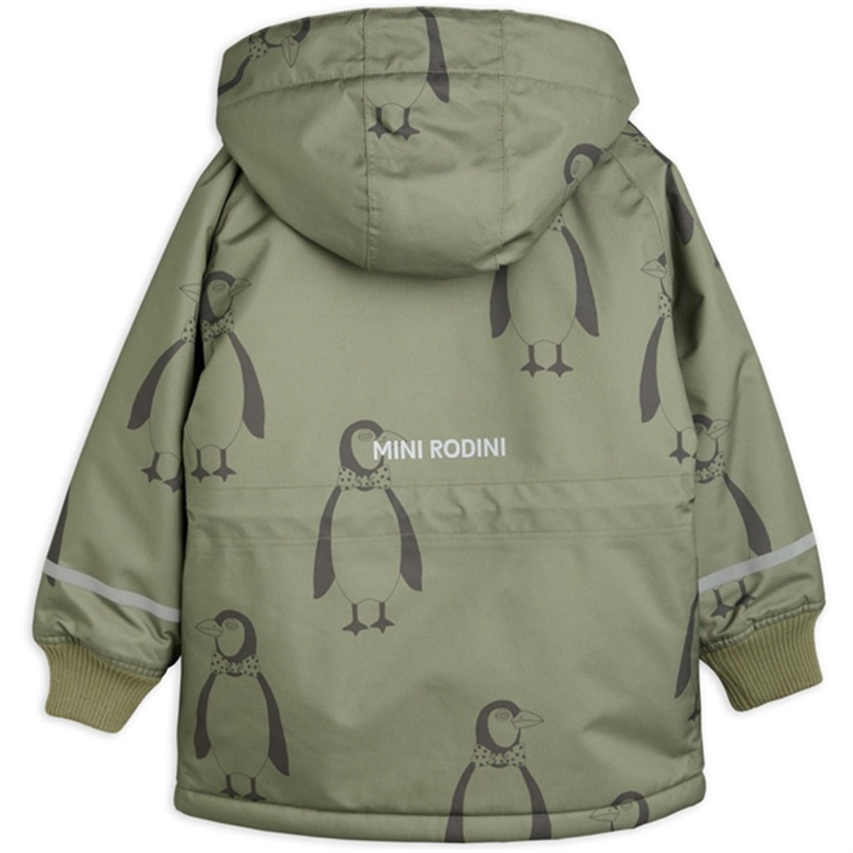 Mini Rodini Penguin K2 Parka Jacket Green 2