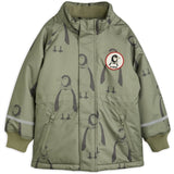 Mini Rodini Penguin K2 Parka Jacket Green 3