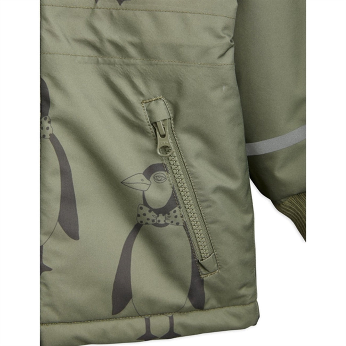 Mini Rodini Penguin K2 Parka Jacket Green 6