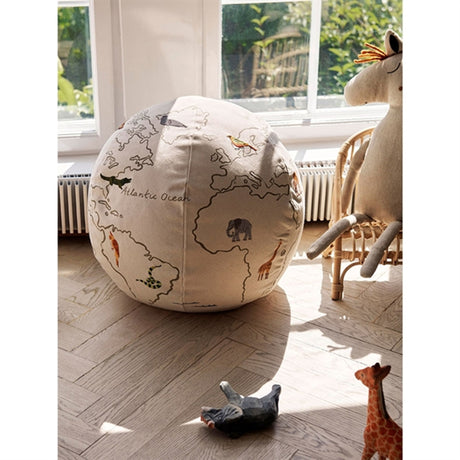 Ferm Living World Pouf Off-White 2