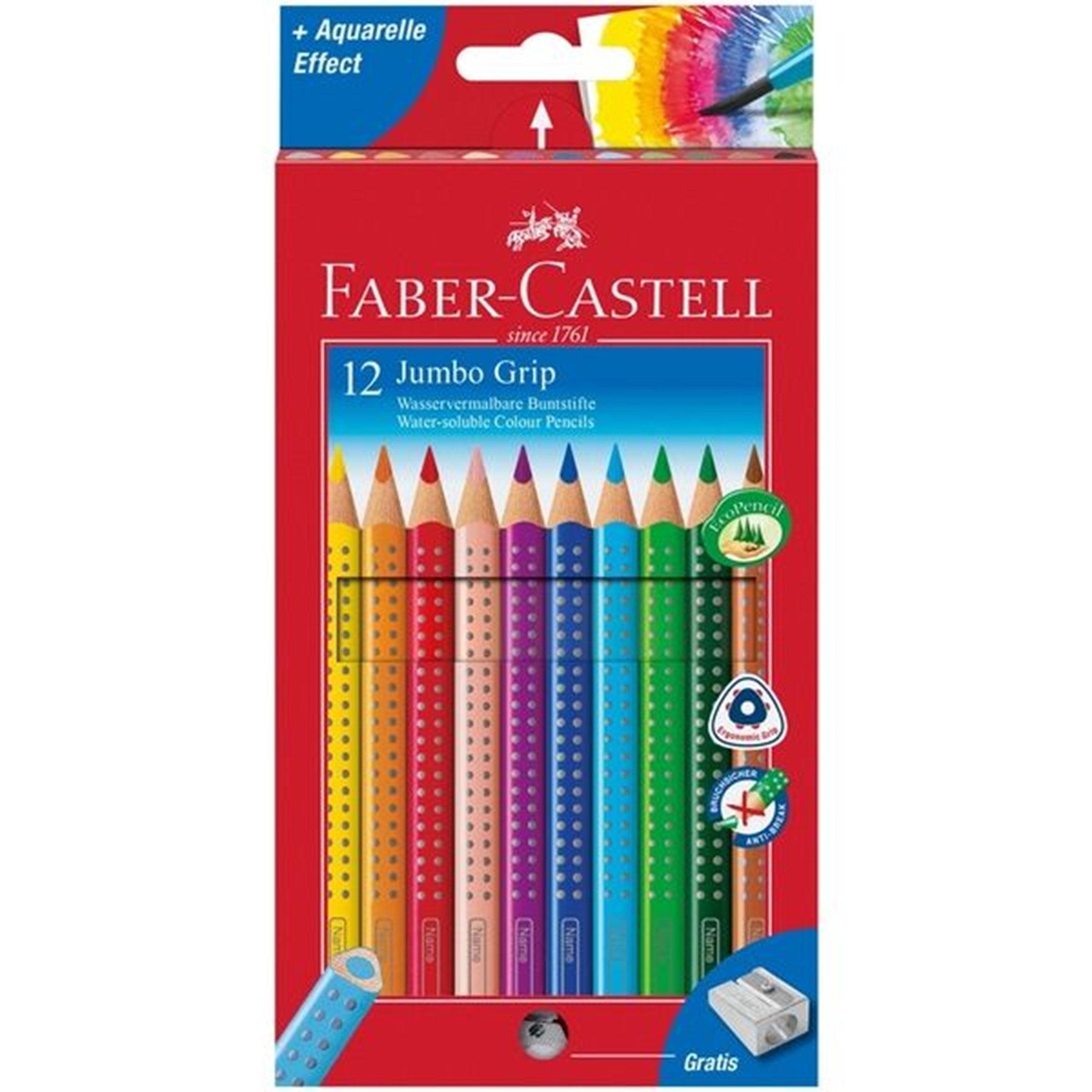 Faber Castell Jumbo Grip Thick Colour Pencils