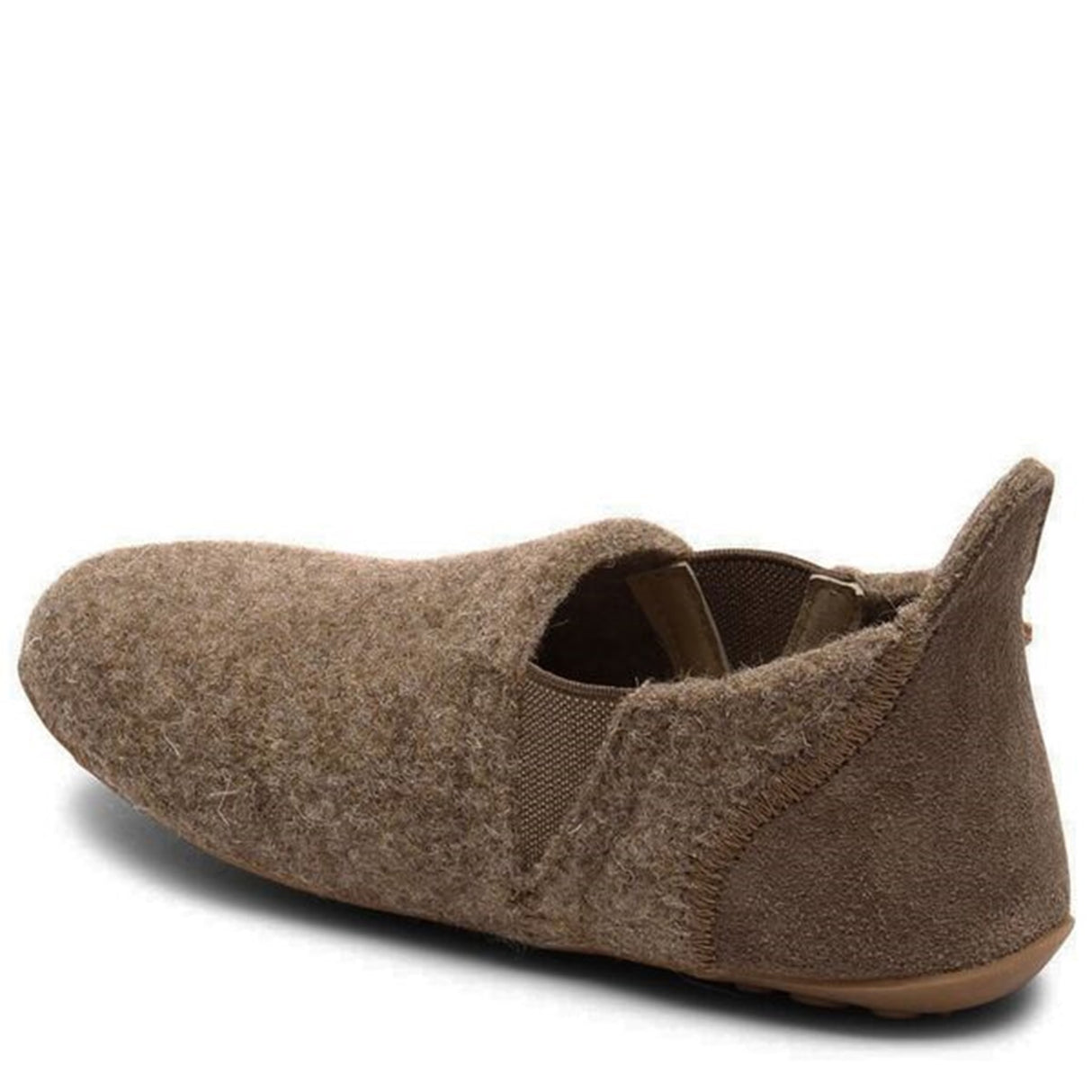 Bisgaard Indoor Shoes Wool Velcro Camel