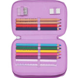 Beckmann Three Section Pencil Case Unicorn 2