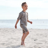 Petit Crabe Taupe Noe Star Bodysuit