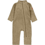 Mikk-Line Cotton Fleece Suit Dried Herb