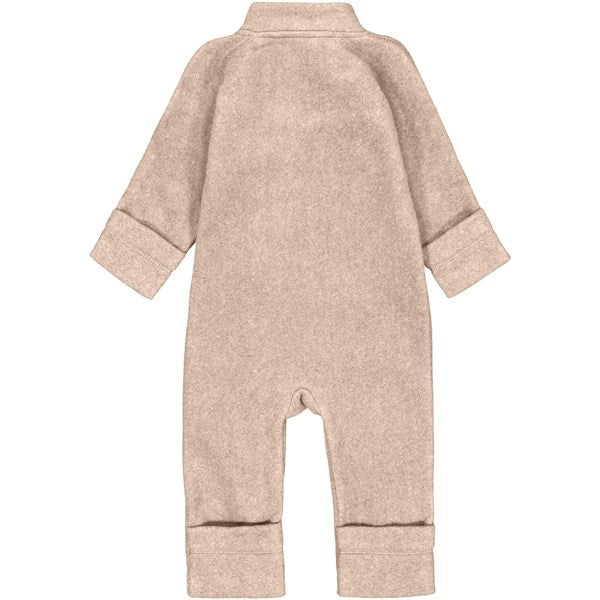 Mikk-Line Cotton Fleece Suit Warm Taupe 3