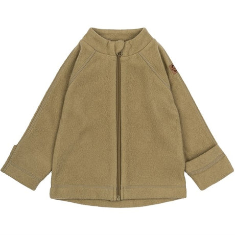 Mikk-Line Cotton Fleece Jacket Dried Herb