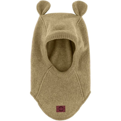 Mikk-Line Cotton Fleece Balaclava with Ears Dried Herb