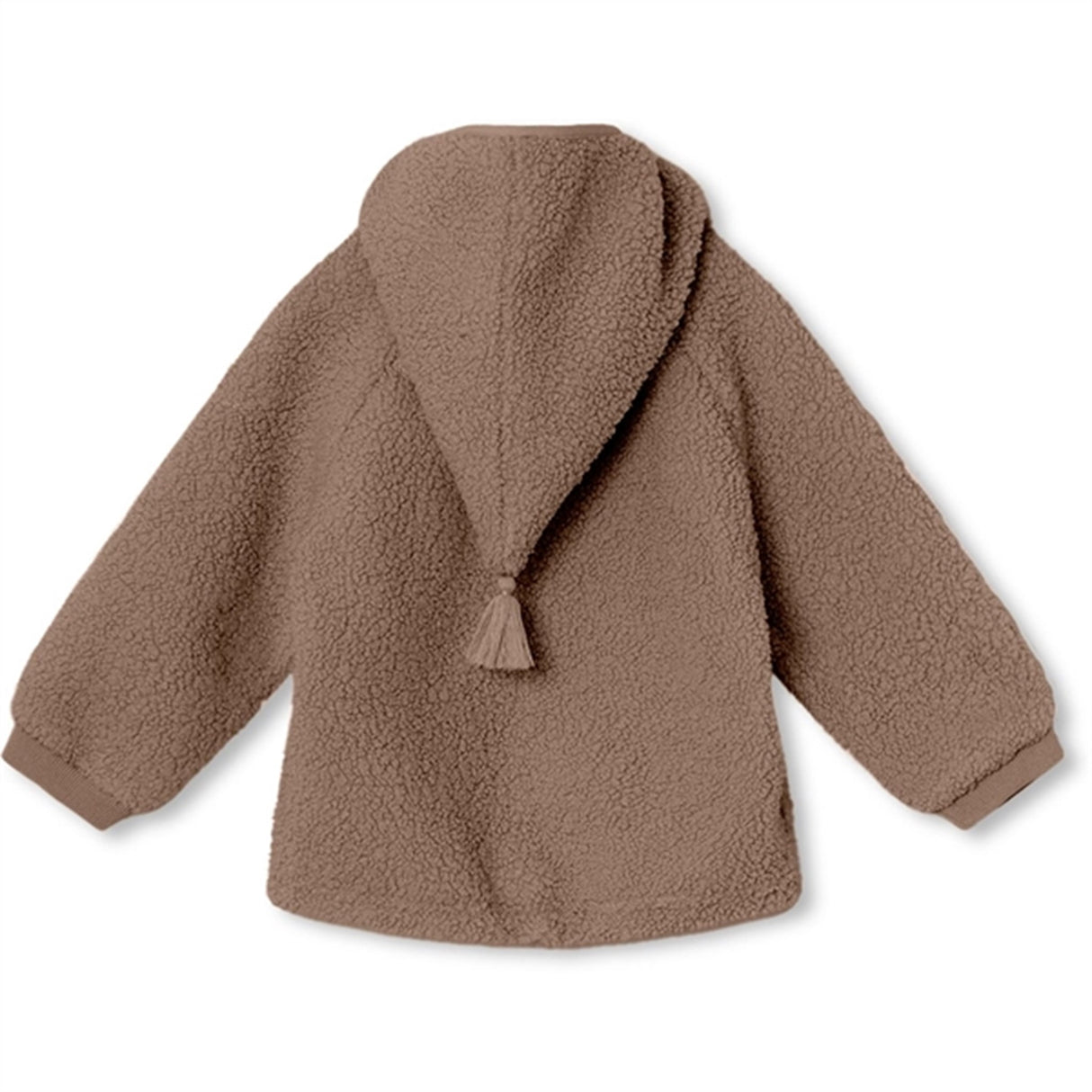 MINI A TURE Liff Teddy Fleece Jacket Brownie 3