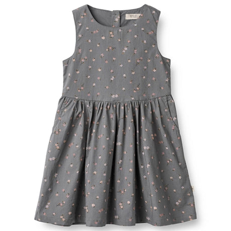 Wheat Autumn Sky Flowers Thelma Dress