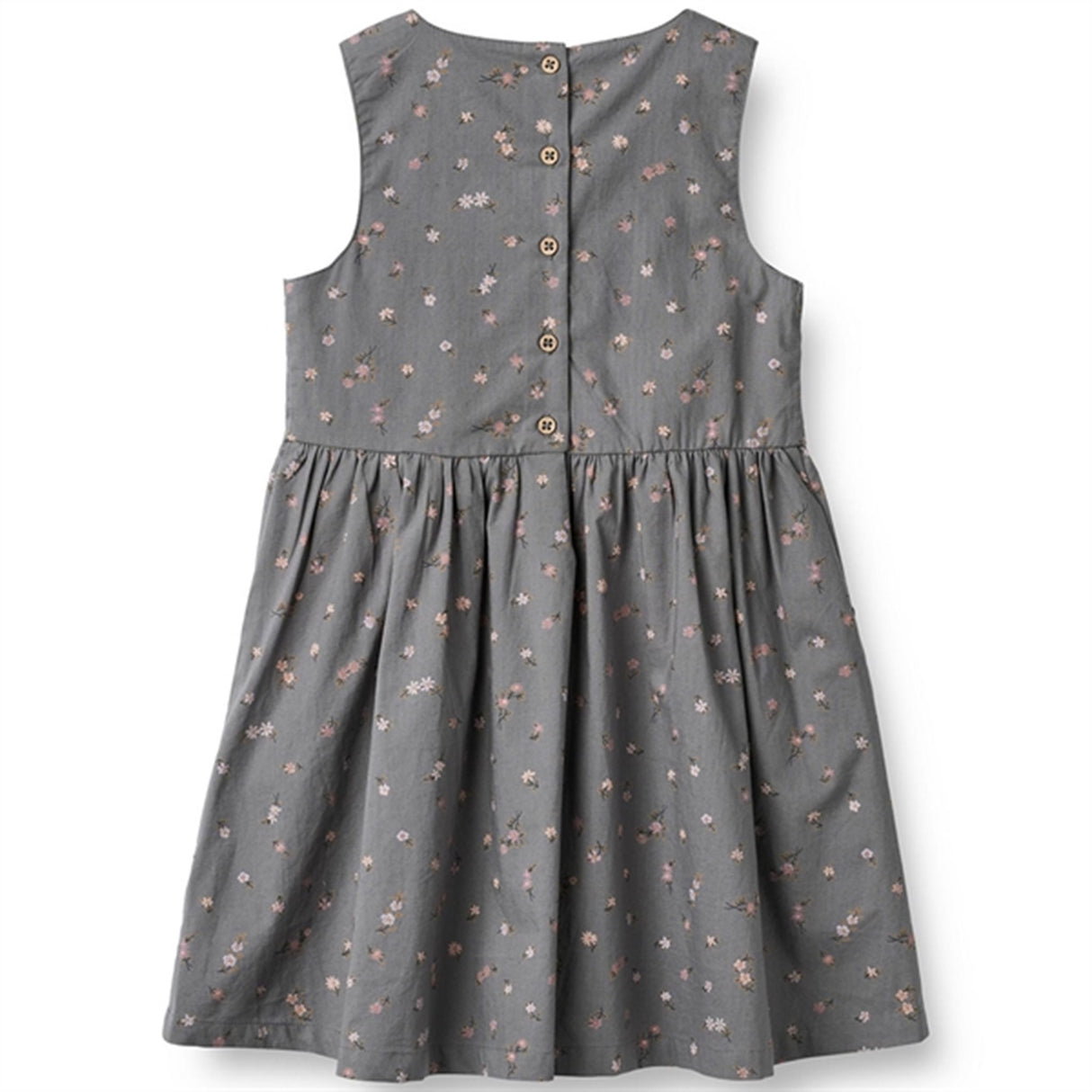 Wheat Autumn Sky Flowers Thelma Dress 3