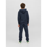 Jack & Jones Junior Navy Blazer Josh Sweat Hoodie 7