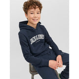 Jack & Jones Junior Navy Blazer Josh Sweat Hoodie 5