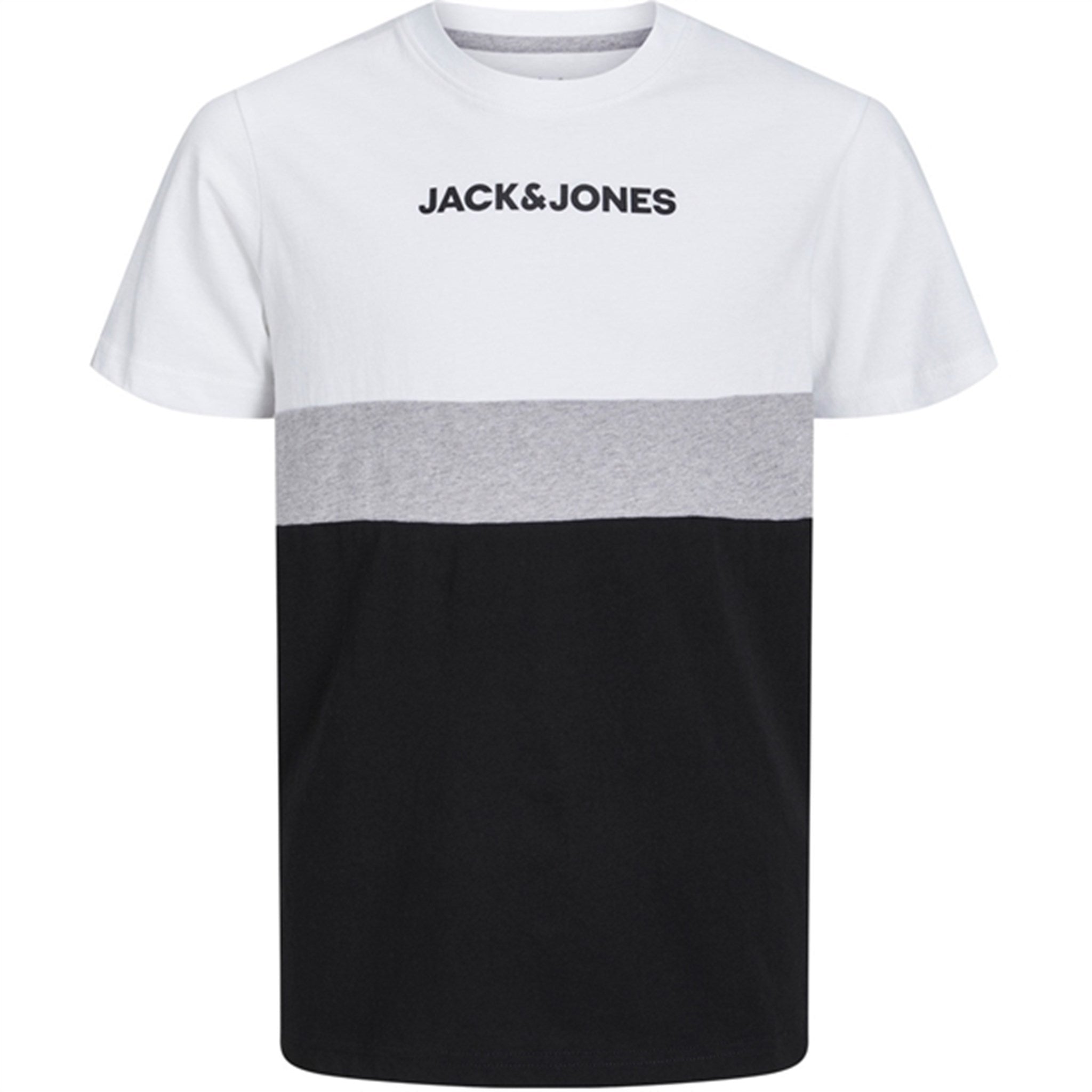 Jack & Jones Junior White Reid Blocking T-Shirt