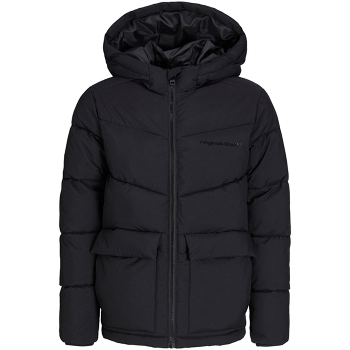 Jack & Jones Junior Black Vesterbro Puffer Jacket