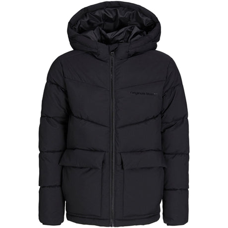 Jack & Jones Junior Black Vesterbro Puffer Jacket