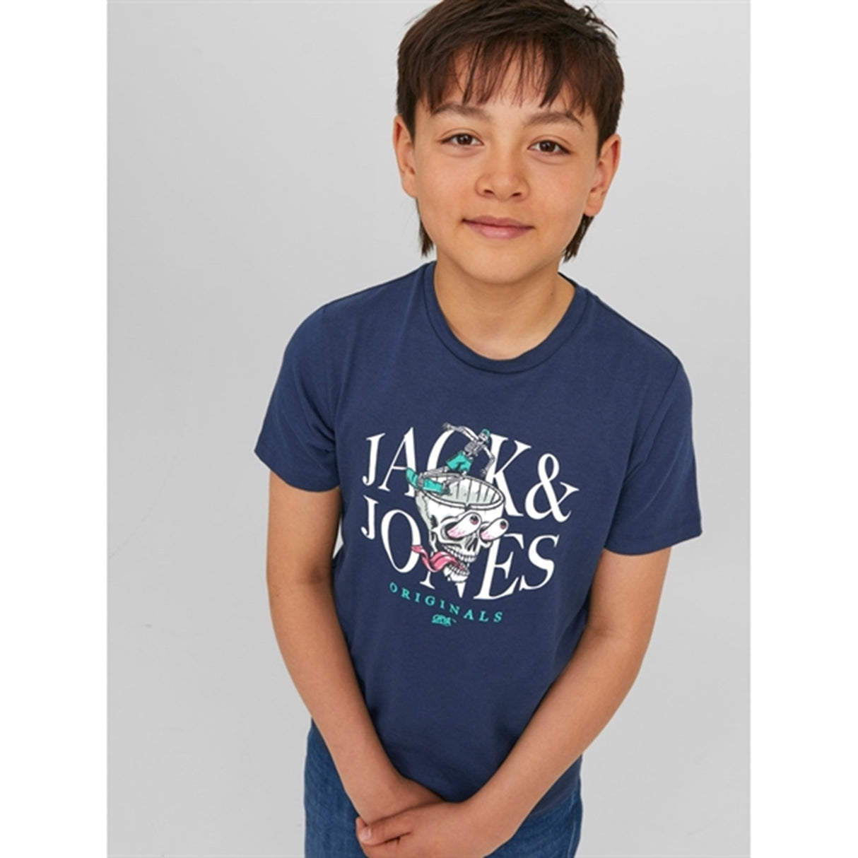 Jack & Jones Junior Navy Blazer Afterlife T-Shirt 4