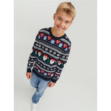 Jack & Jones Junior Total Eclipse Santa Claus Festive Xmas Knit Blouse 2