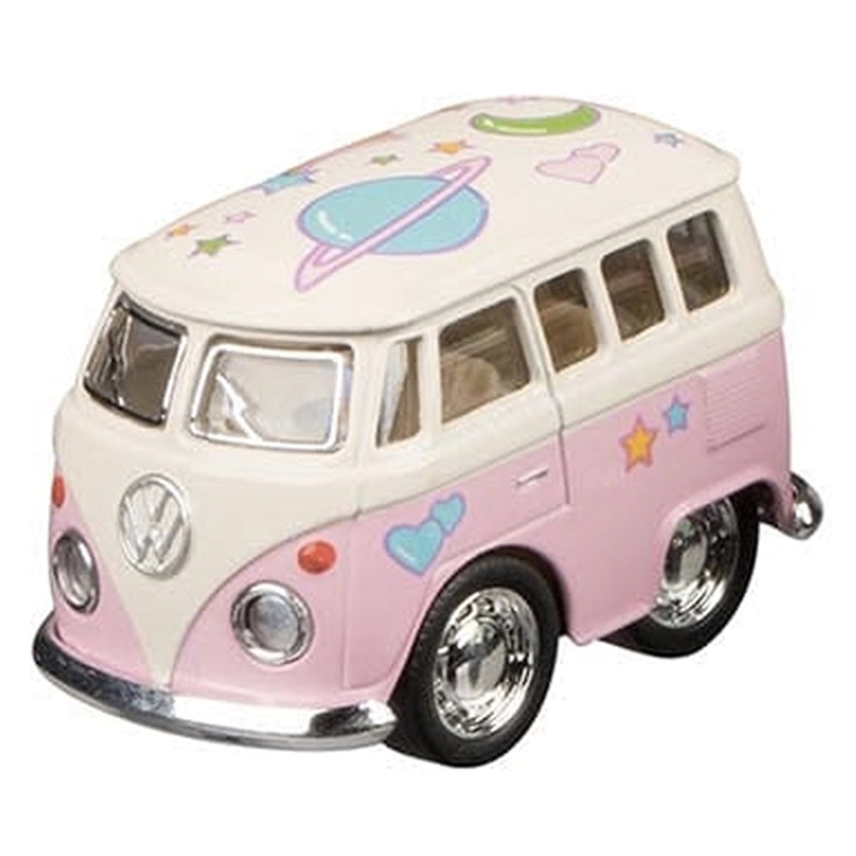 Goki Volkswagen Bus Pink w. Print