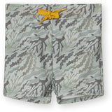 MINI A TURE Gerryan Printed UV50 Swim Shorts Sea Weed Camo