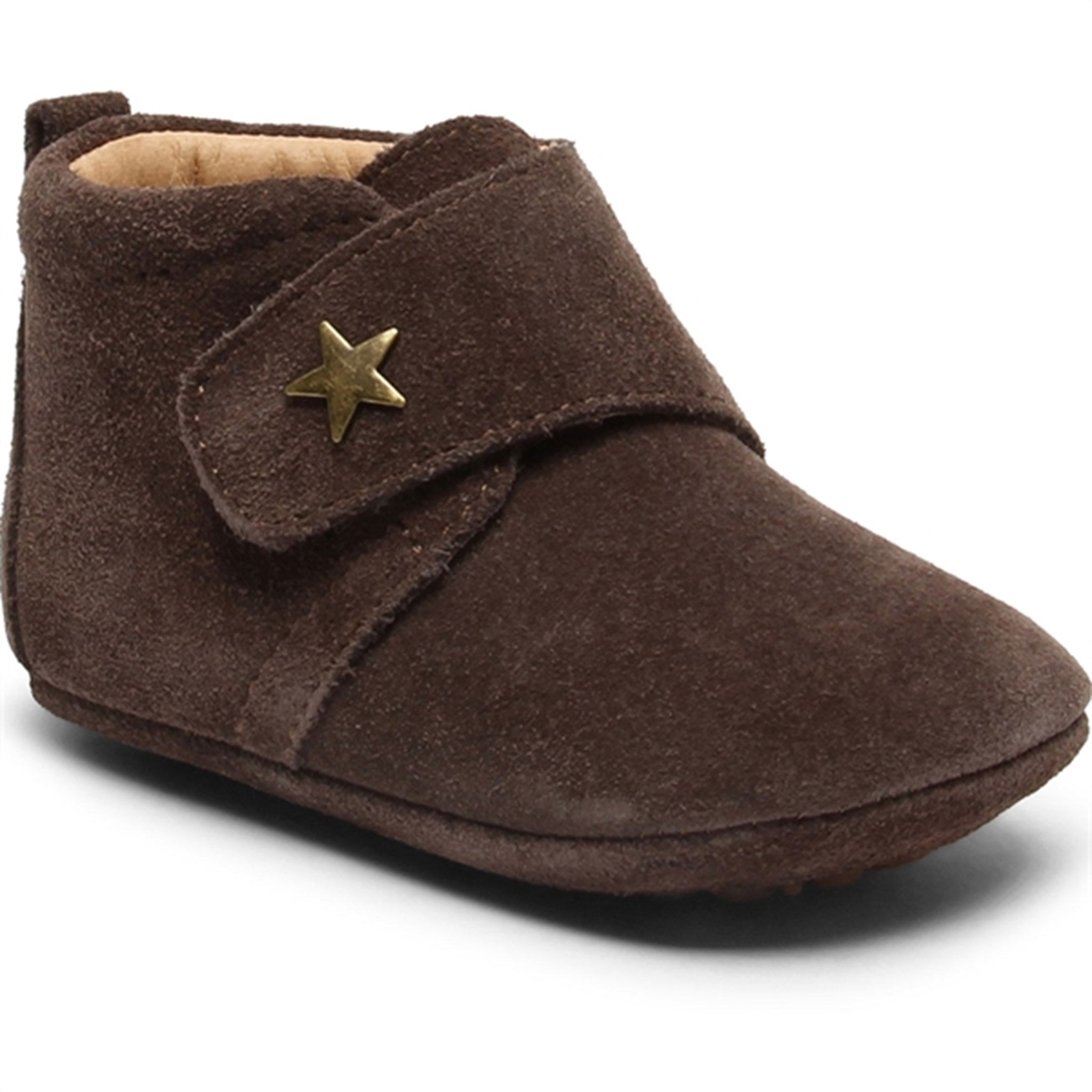 Bisgaard Indoor Shoes Baby Star Dark Brown