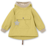 MINI A TURE Baby Vito Spring Anorak m/Fleece Lining Dusky Citron