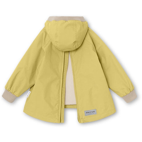 MINI A TURE Baby Vito Spring Anorak m/Fleece Lining Dusky Citron 2