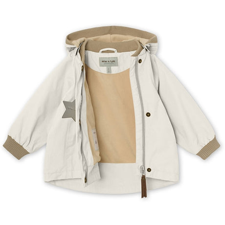 MINI A TURE Wai Spring Jacket w/Fleece Lining White Swan 2