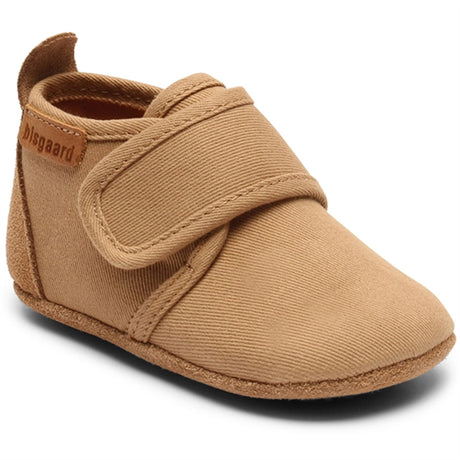 Bisgaard Baby Cotton Home Shoe Camel