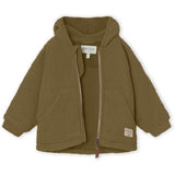 MINI A TURE Liff Teddy Fleece jacket Capers Green 3