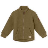 MINI A TURE Saleh Teddy Fleece Jacket Capers Green