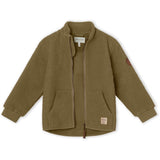 MINI A TURE Saleh Teddy Fleece Jacket Capers Green 3