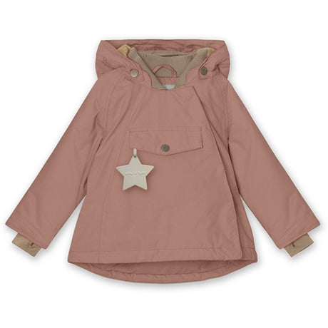 MINI A TURE Wang Fleece Winter Jacket Wood Rose