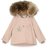 MINI A TURE Wang Fleece Fur Winter jacket Rose Dust