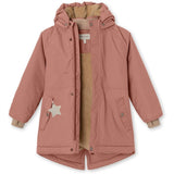 MINI A TURE Vikana Fleece Winter Jacket Wood Rose 3