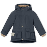 MINI A TURE Kastorio Fleece Winter Jacket Blue Nights