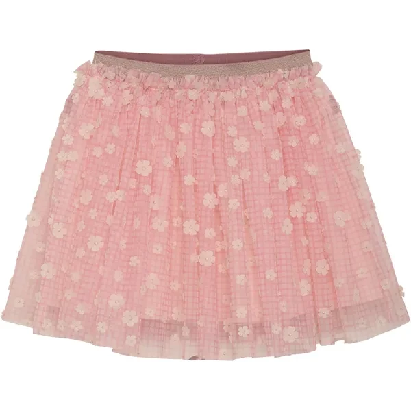 Minymo Pink Dogwood Skirt AOP