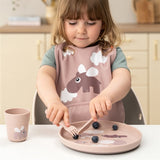 Done by Deer Foodie Cutlery Set Happy Dots Powder