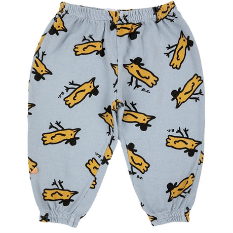 Bobo Choses Light Blue Mr Birdie All Over Sweatpants