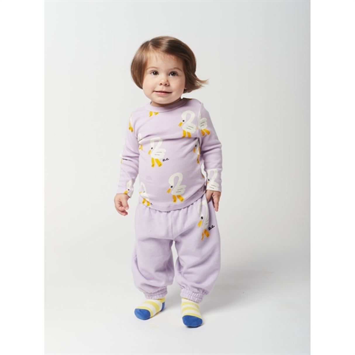 Bobo Choses Lavender Pelican Sweatpants 2