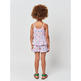 Bobo Choses Lavender Multicolor Stars All Over Ruffle Shorts 6