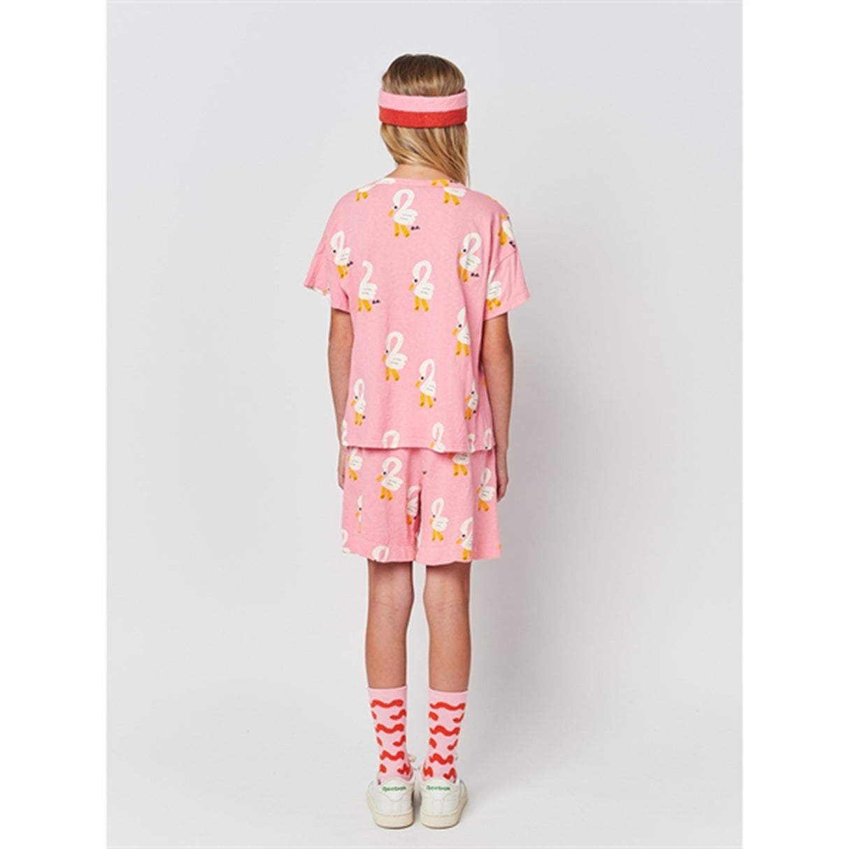 Bobo Choses Pink Pelican All Over Bermuda Shorts 6