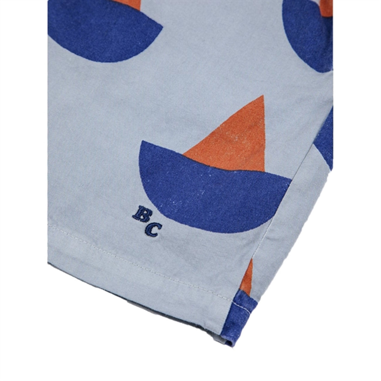 Bobo Choses Light Blue Sail Boat All Over Shorts 3