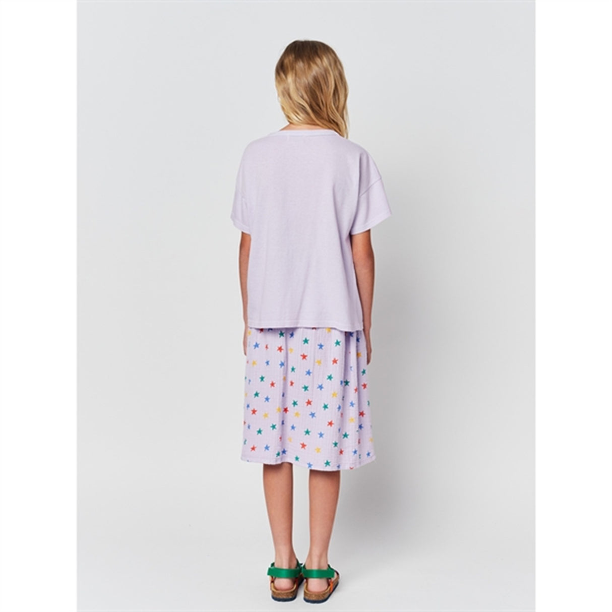 Bobo Choses Lavender Multicolor Stars All Over Skirt 6