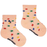 Bobo Choses Pink Multicolor Stars All Over Socks