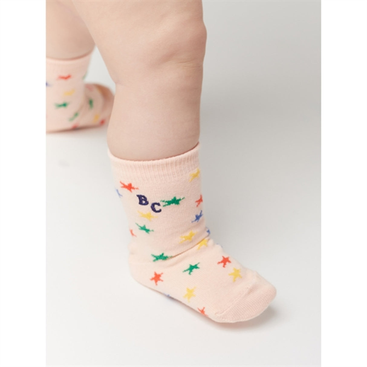 Bobo Choses Pink Multicolor Stars All Over Socks 3